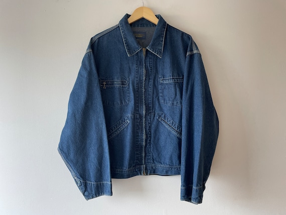 70s Oshkosh Zip up Mechanic Jacket - Etsy
