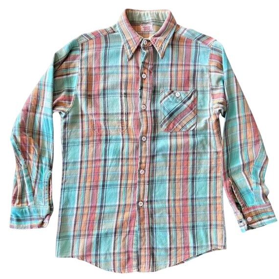 40s Pointer Cotton Flannel - M - image 1