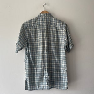 60s B.V.D. vintage loop collar plaid shirt image 2