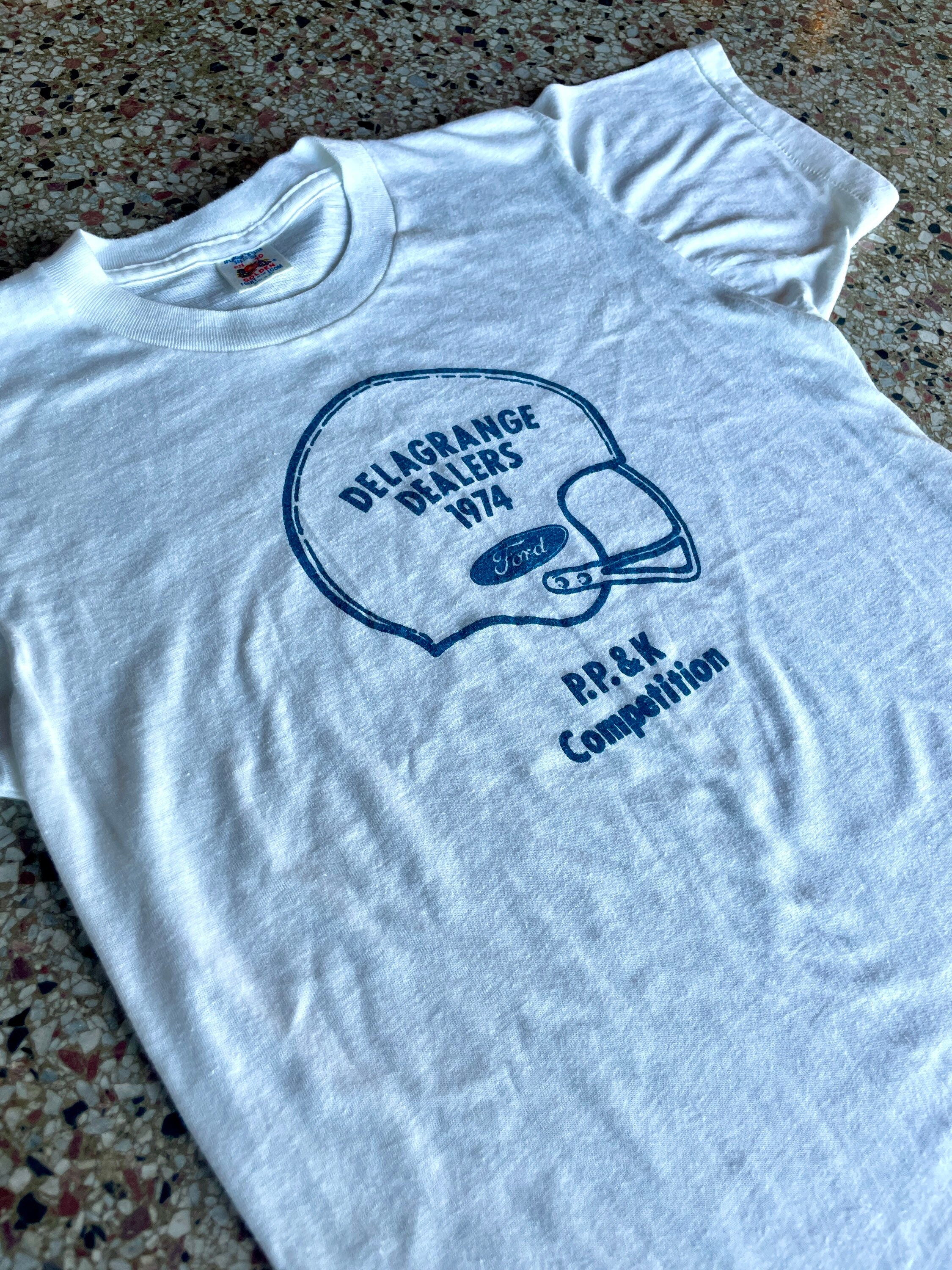 Vintage 70s Ford Football Golden Fruit of the Loom T-shirt - Etsy
