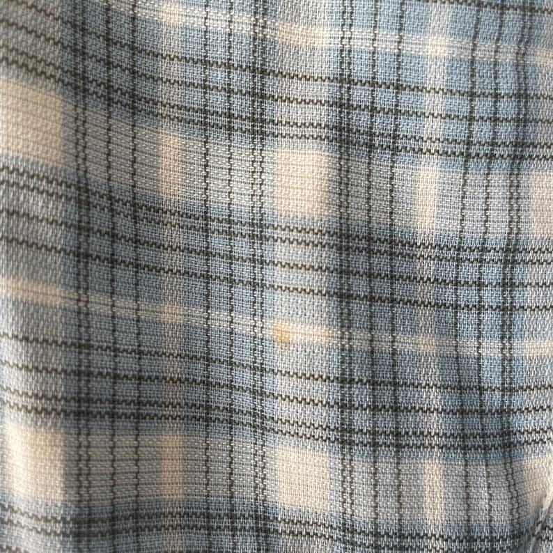 60s B.V.D. vintage loop collar plaid shirt image 6