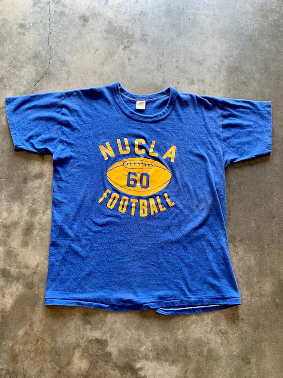 Vintage 1970's Russell Athletic Gold Tag T Shirt Whit… Gem