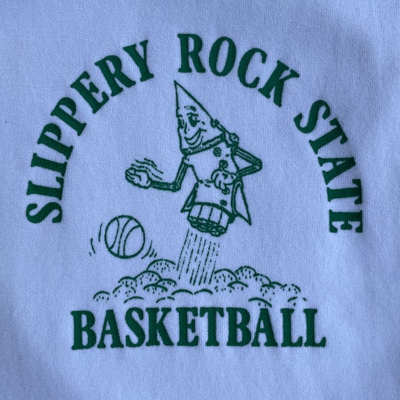 1980's Slippery Rock V Neck Jersey - image 2