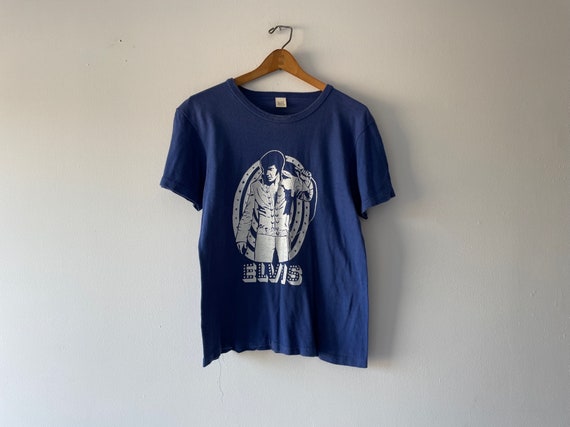 Vintage elvis print t-shirt - Gem