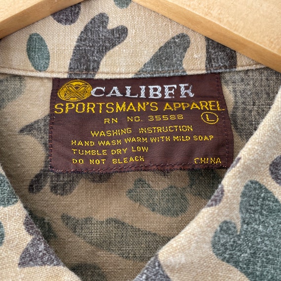 80s camo button up jacket - image 3