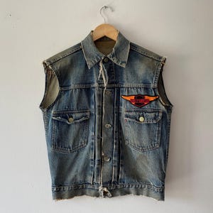 50s levi’s type 2 biker vest