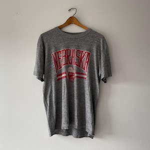 80s university of nebraska t shirt