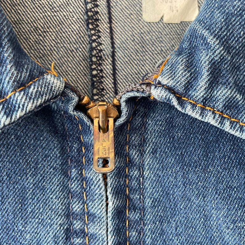 60s Key Imperial zip up chore jacket image 4