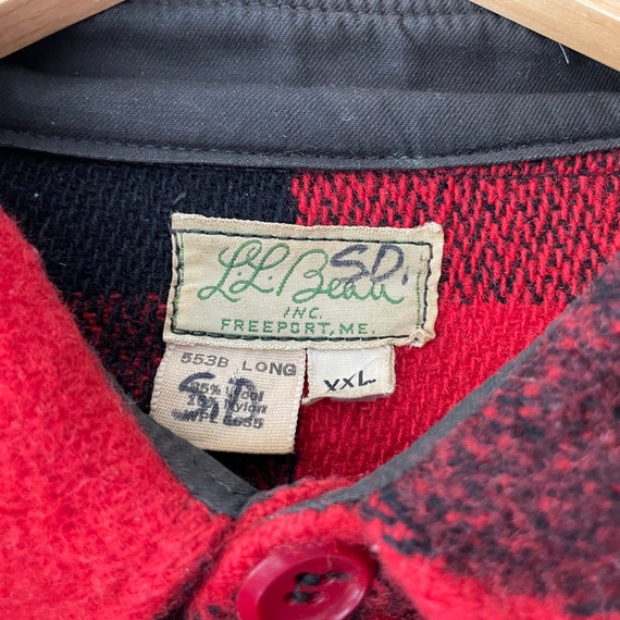 70s L.L. bean plaid button up jacket - image 3