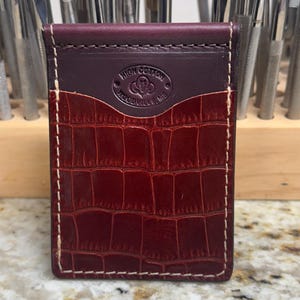 Embossed Crocodile Leather Wallet &quot;The Gin&quot;