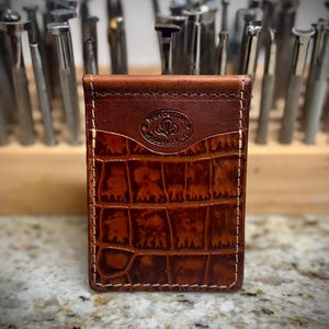 Embossed Crocodile Wallet &quot;The Rocket&quot;