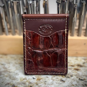 Embossed Crocodile Wallet &quot;The Percy&quot;