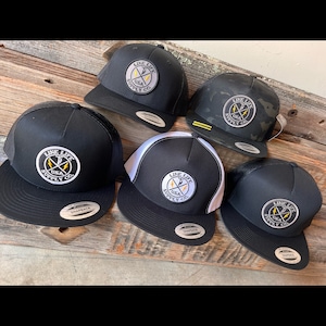 OG Line Life Crest Hats- (4styles)  SnapBack- trucker hat- journeyman lineman- blue collar- lineman hat- patches- Reddy Killowat- IBEW