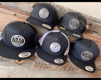 Line Life Crest Snapback Hat: Lineman Trucker Cap