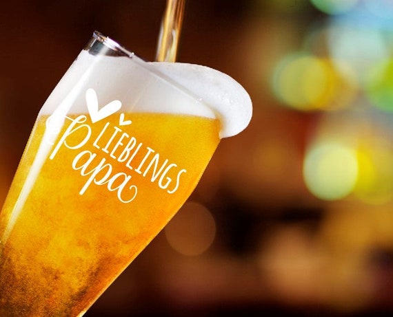 Weizenbierglas Mit Gravur | Geschenkidee Personalisiertes Weizenbierglas | Individuelles Bierglas | Glas Mit Gravur