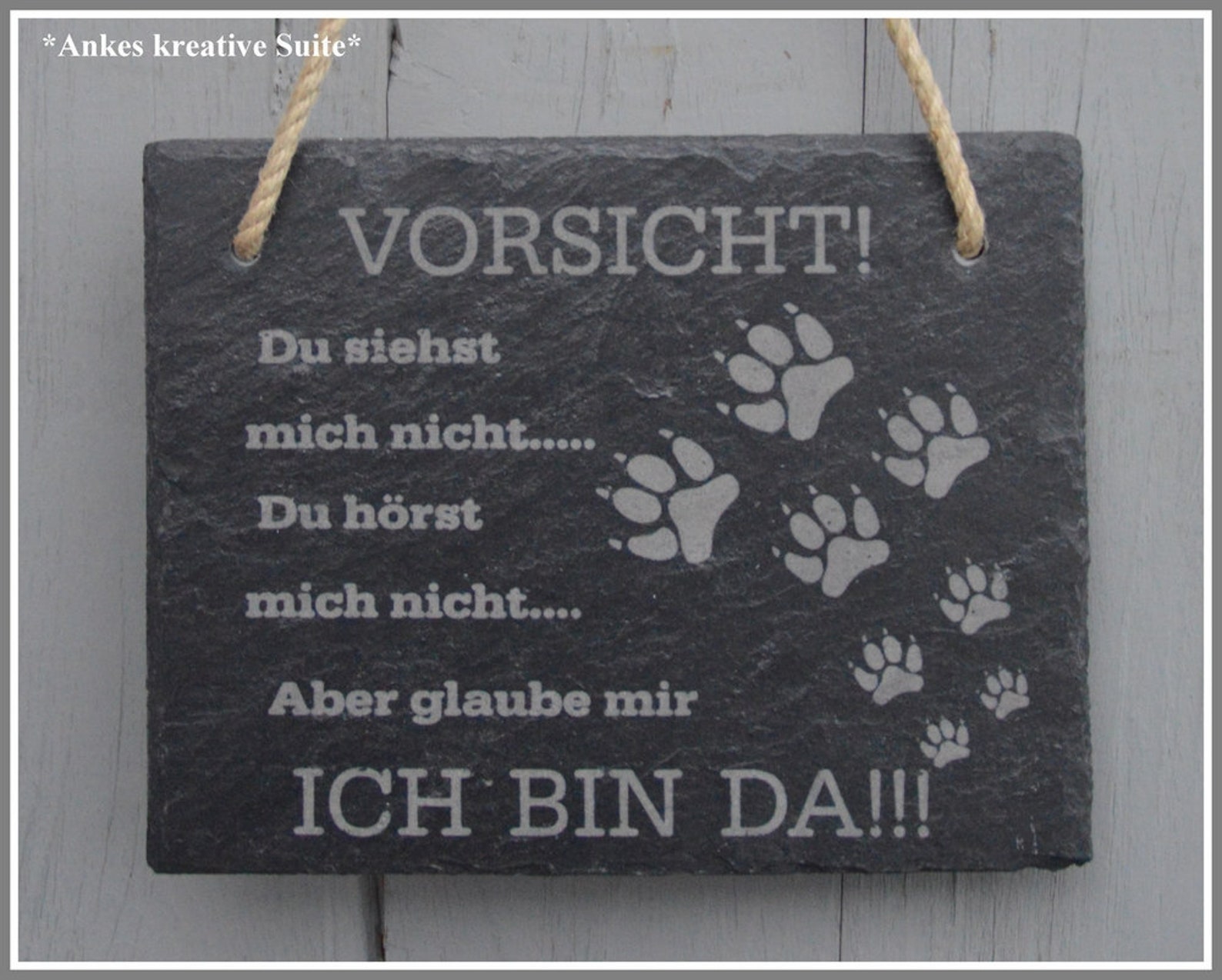 Hund Türschild Familie Schiefer Gravur Tier Eingangsschild Etsy