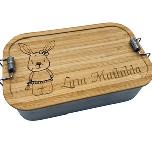 Brotdose Brotbox Lunchbox Blechdose Name Kindergarten Deckel Kind Taufe Weihnachten personalisiert Geschenk Geburtstag Schule