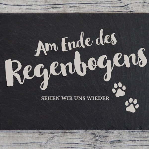 Tier Hund Grabschild Gedenktafel Haustier