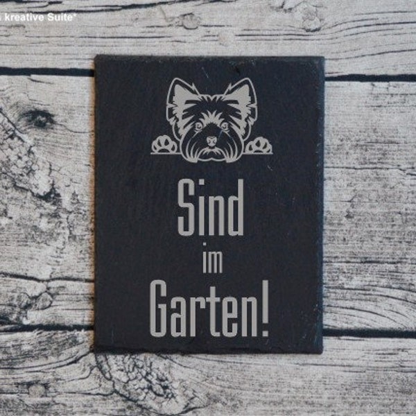Hund Türschild Tor Motive wählbar Garten