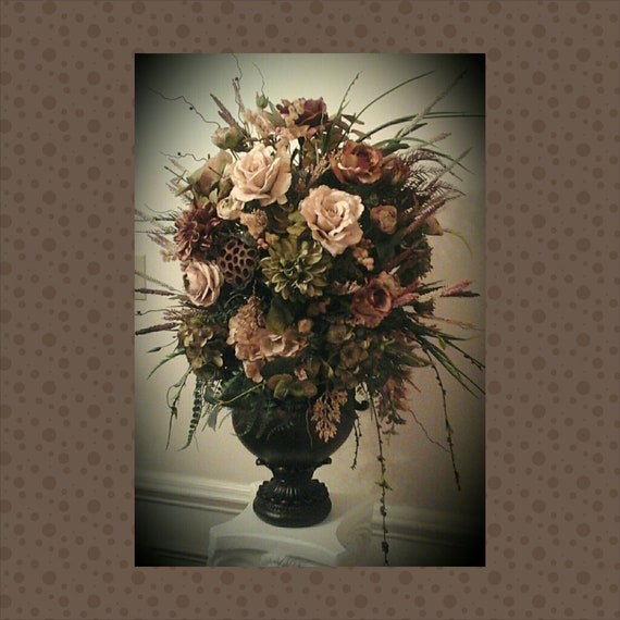 dise/ño floral R - 4 piezas de madera para colgar en la pared SODIAL