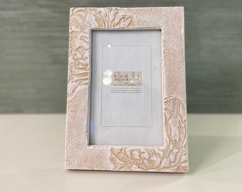 Handmade photo frame roses - hand decorated photo frame