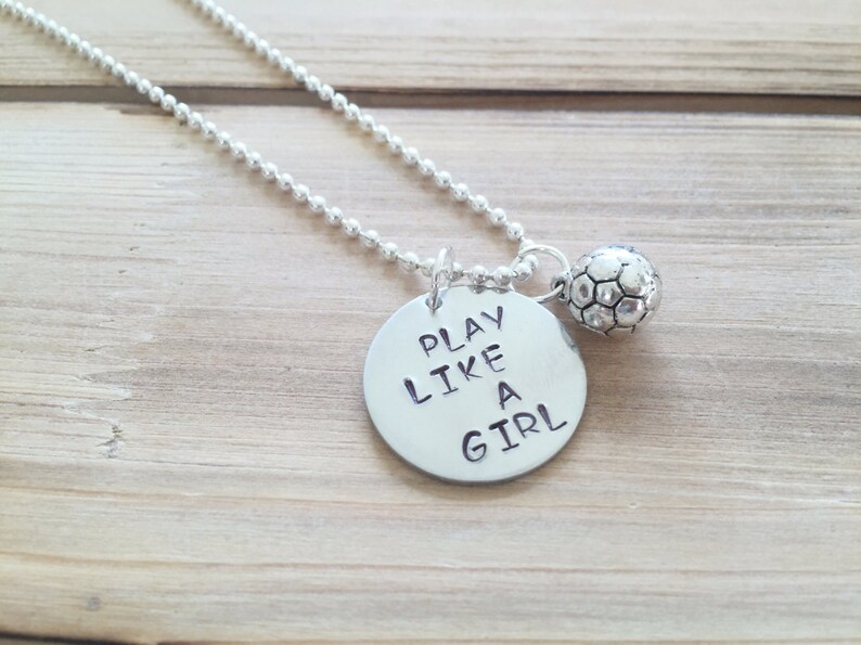 Personalized Sports Necklace For Girls Sports Jewelry Etsy