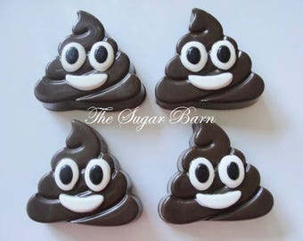 POOP EMOJI CHOCOLATE Oreo® Cookies*8 Count*Big Stinker*Emoji Party*Emoji Favor*Emoji Gift*Emoji Candy*Poop Favor*Gag Gift*Emoji Birthday