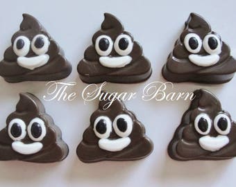 POOP EMOJI CHOCOLATE Mini Oreo® Cookies*12 Count*Big Stinker*Emoji Party*Emoji Favor*Emoji Gift*Emoji Candy*Poop Favor*Gag Gift*Birthday