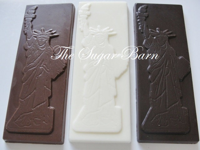 Statue Of Liberty Chocolate Bar9 Countlady Libertynew York Etsy