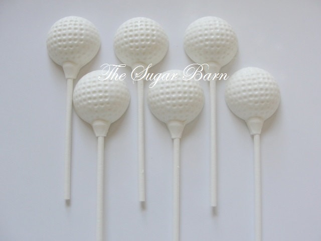 GOLF BALL Chocolate Lollipops15 Countchocolate Golf Ballfather's