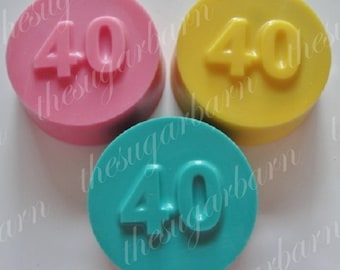 40th CHOCOLATE Covered OREO® COOKIES*12 Count*40th Birthday Party Favor*The Big 40*40th Anniversary Favor*Class Reunion Favor*Number 40