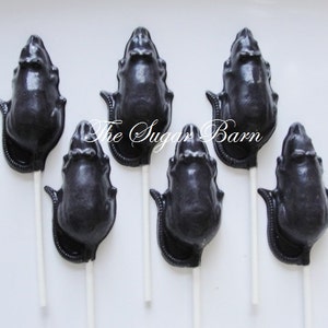 RAT CHOCOLATE Lollipops*12 Count*Halloween Party Favors*Mad Scientist*Rodent*Mouse*Rat Favor*Scary Favor*Spooky Favor*Haunted House