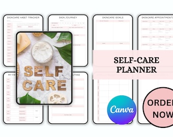 Self-Care Mastery Planner: Wellness and Mindful Living (Printable)