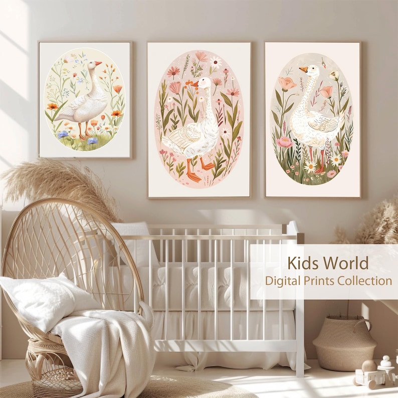 Kids World. 60 Nursery Wall Prints. Kids Room Wall Art Prints. Colorful ...