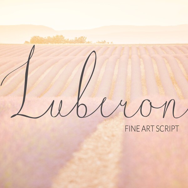 Luberon. original FINE ART typeface. . Handwritten typeface. Calligraphy font. Get this downloadable font, perfect for wedding.