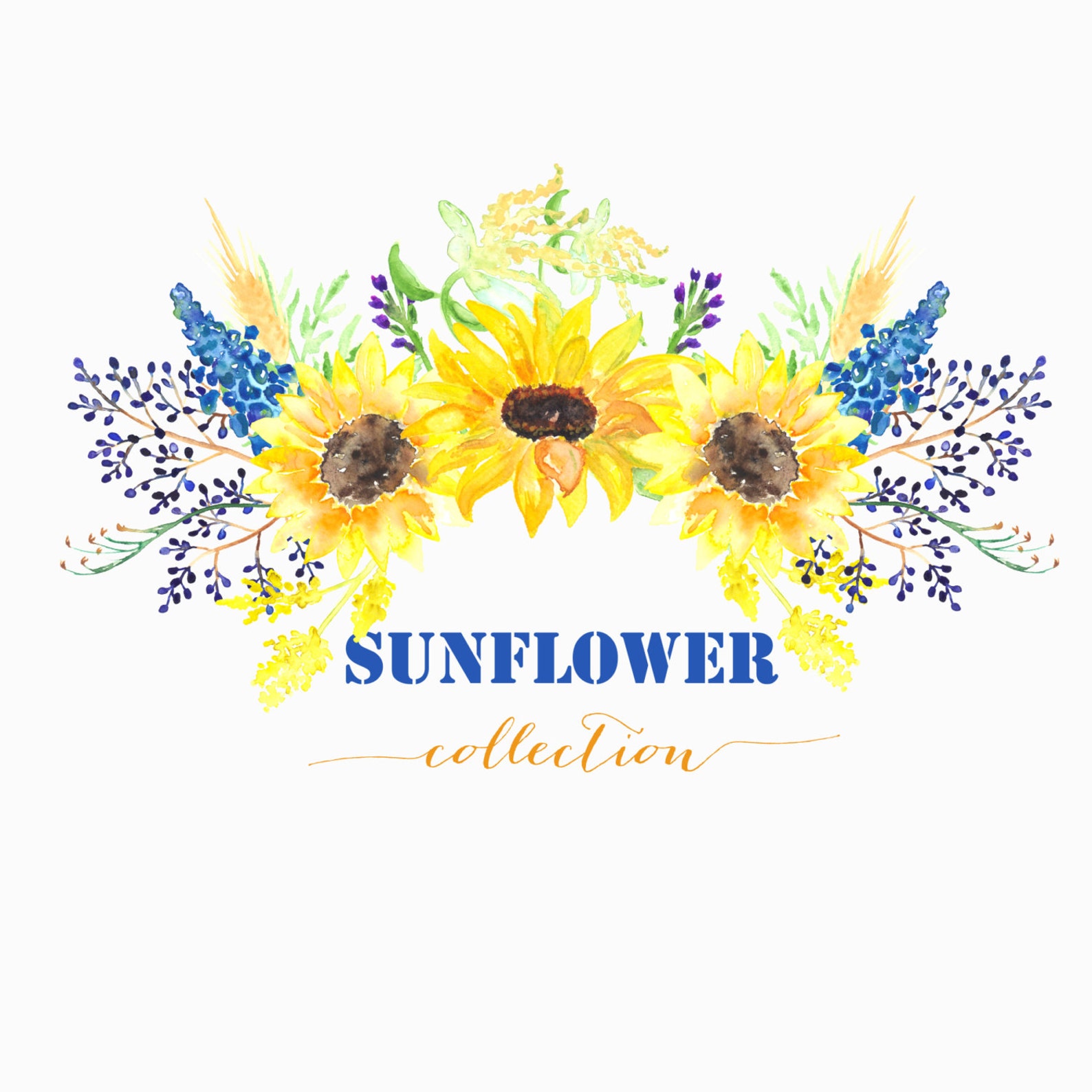 Free Free 248 Watercolor Sunflower Clipart Free SVG PNG EPS DXF File