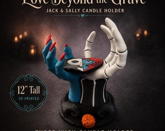 Skeleton Court Love — 3D-utskrivet ljusstake-kit