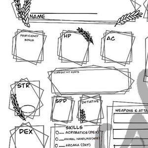 DnD Character Sheet