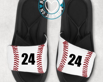 Custom Baseball Slides - add your number
