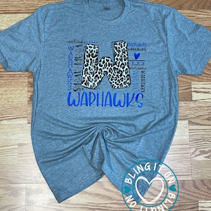 Warhawks - fun typography ~ Next Level soft tee