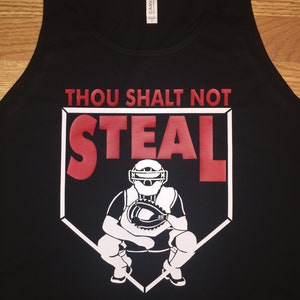 Custom made Thou Shalt Not Steal tank image 1