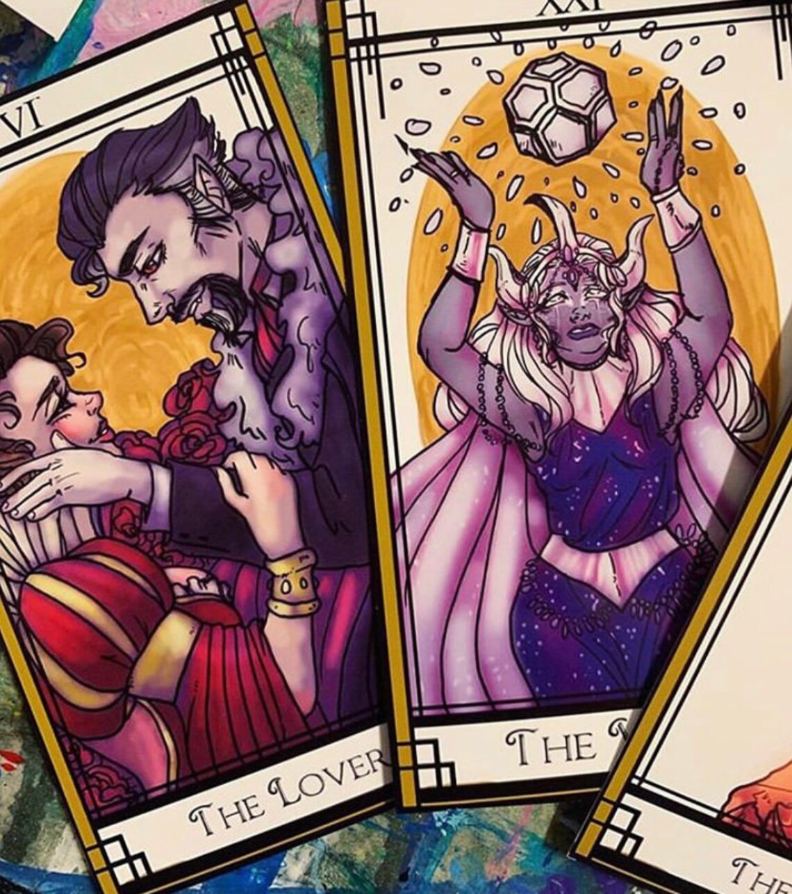 Critical role tarot style mini prints Etsy