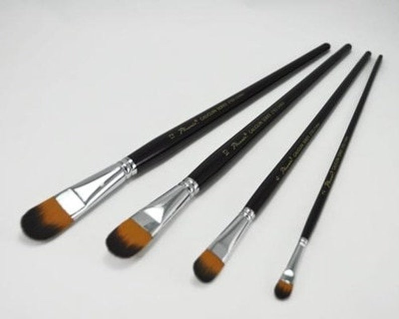 BG270204 Phoenix filbert synthetic nylon paintbrush #04