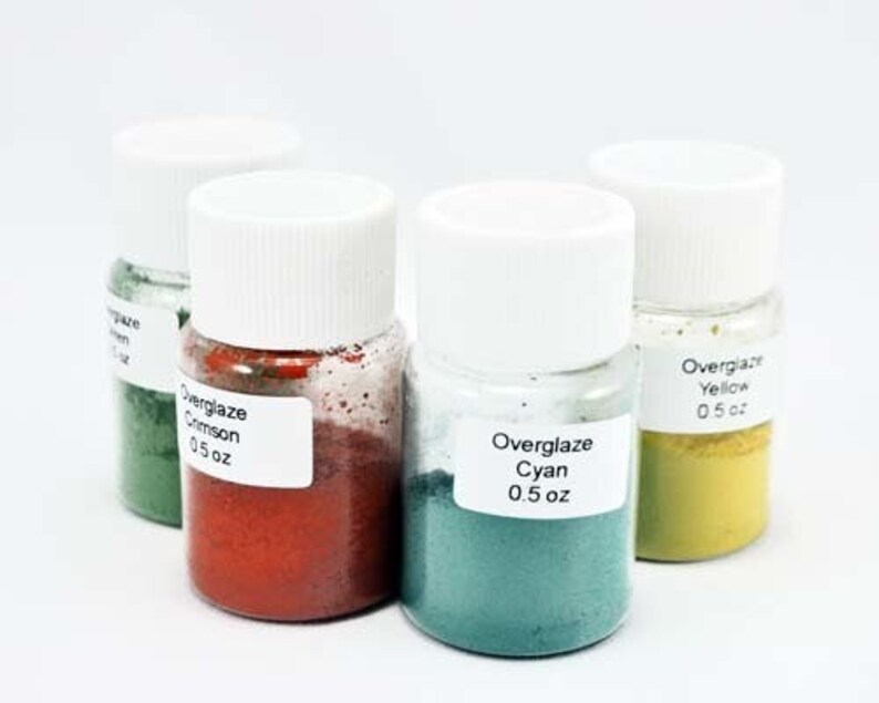 Yellow 0.5 oz OGP302 Overglaze For Enamel and Glaze Surface