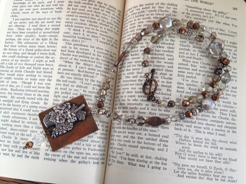 Handcrafted Necklace Texas Jewelry Handmade Pendant Floral Etsy