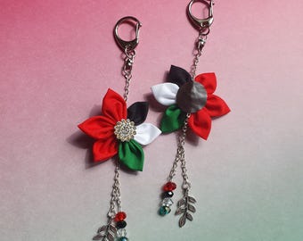 Handmade Palestine Bag Charm Keyring