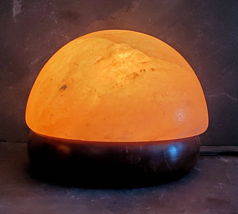 LARGE Himalayan Salt Lamp Foot and Hand Detox Dome FREE Etsy