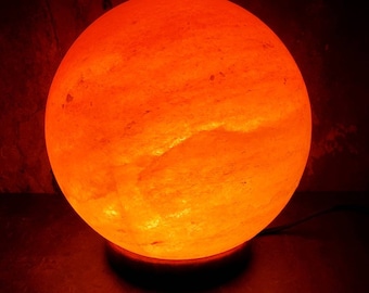 7" Himalayan Salt Globe Lamp Sphere Lamp Planet Lamp FREE SHIPPING to Continental US!