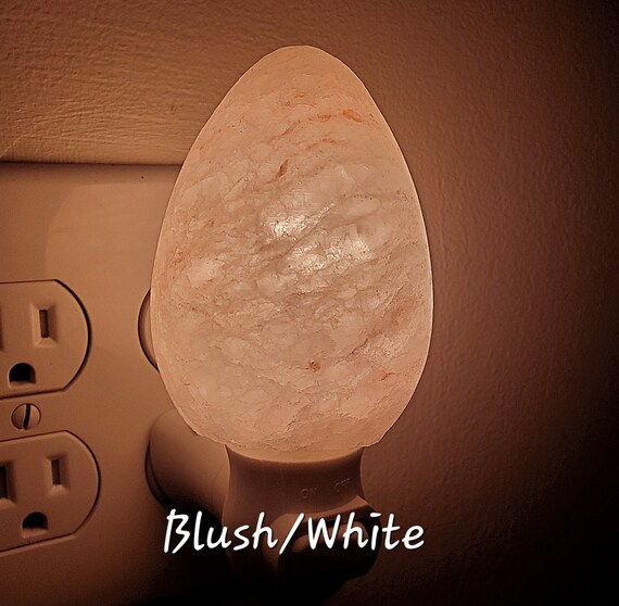 Himalayan Salt Night Light Plug in Egg Shaped Symbol for New Life