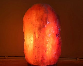 Deep Red Himalayan Salt Lamp Large 15 lb FREE SHIPPING and DIMMER